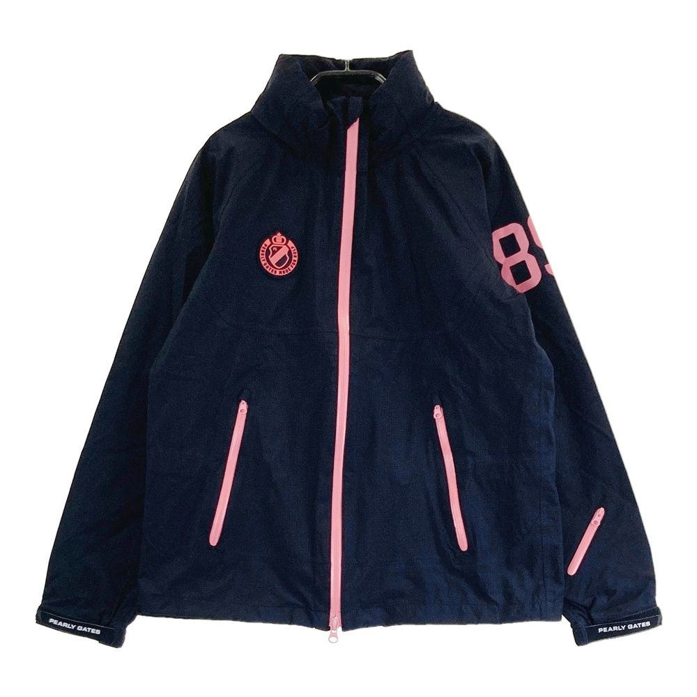 サイズ 0 PEARLY GATES パーリーゲイツ 2WAYナイロン ジップジャケット ブラック系 240101553573 ゴルフウェア レディース ストスト
