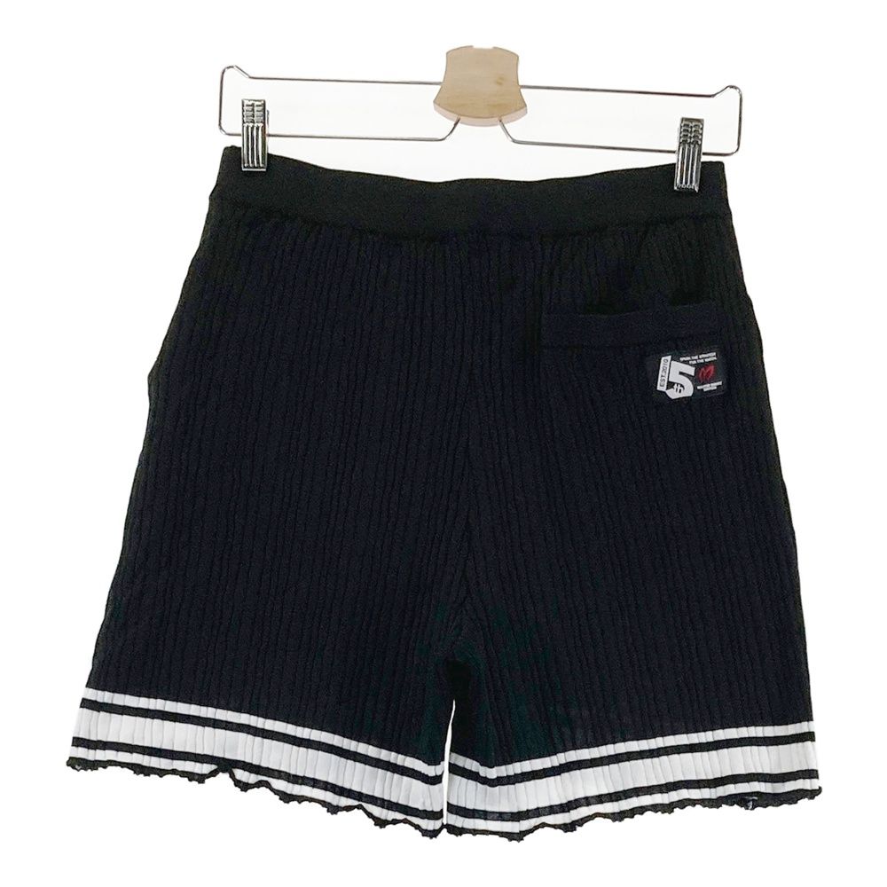 サイズ 1 MASTER BUNNY EDITION マスターバニーエディション モデル 15周年モデル ショートパンツ ニット ブラック系 ゴルフウェア レディース ストスト