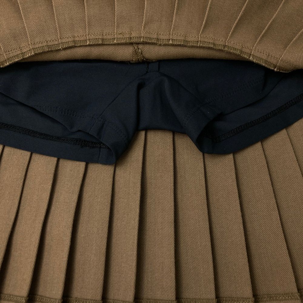 プリーツスカート ブラウン系