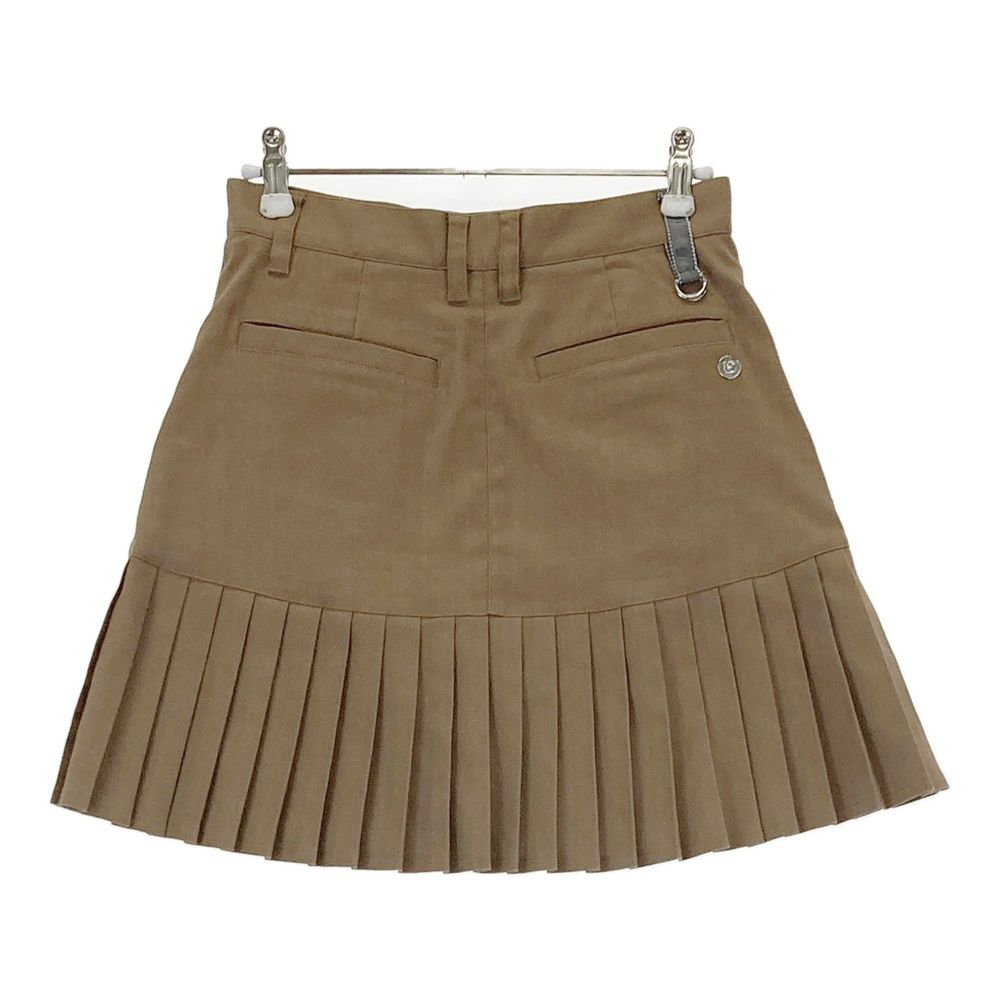 サイズ XS GOLF ブリーフィング モデル インナー付き プリーツスカート ブラウン系 ゴルフウェア レディース ストスト