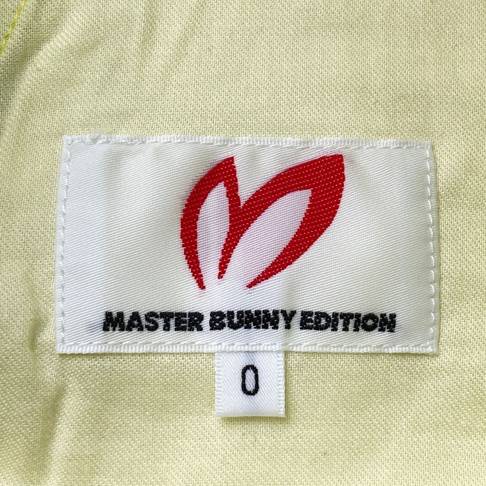  サイズ 0 MASTER BUNNY EDITION マスターバニーエディション モデル ストレッチスカート イエロー系 ゴルフウェア レディース ストスト スカート レディースウェア