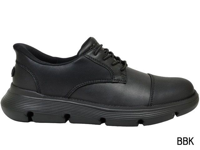 スケッチャーズ 205310 SKECHERS Slip-ins GARZA JARVIS ハンズフリー スリップインズ メンズスリッポン ビジネスシューズ ドレスシューズ 立ったまま履ける靴 手を使わずに履ける靴 靴 BBK ブラック 黒