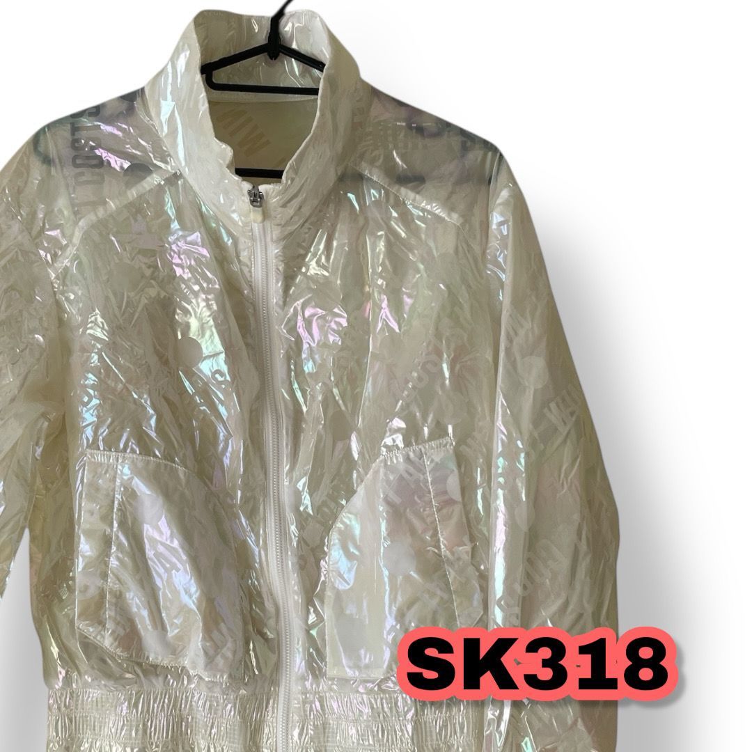 WAAC ワック オーロラ レタリングブルゾン オーロラ 2サイズ レディーストップス 管理SK318