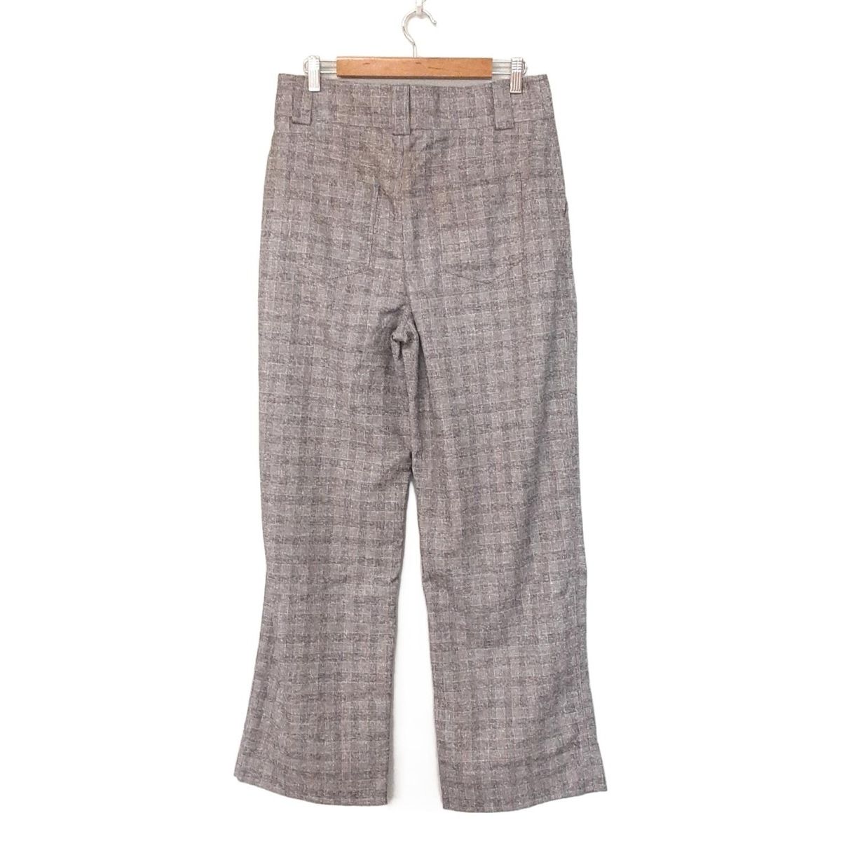 GANNI ガニー パンツ サイズ40 M レディース - 黒×白 フルレングス