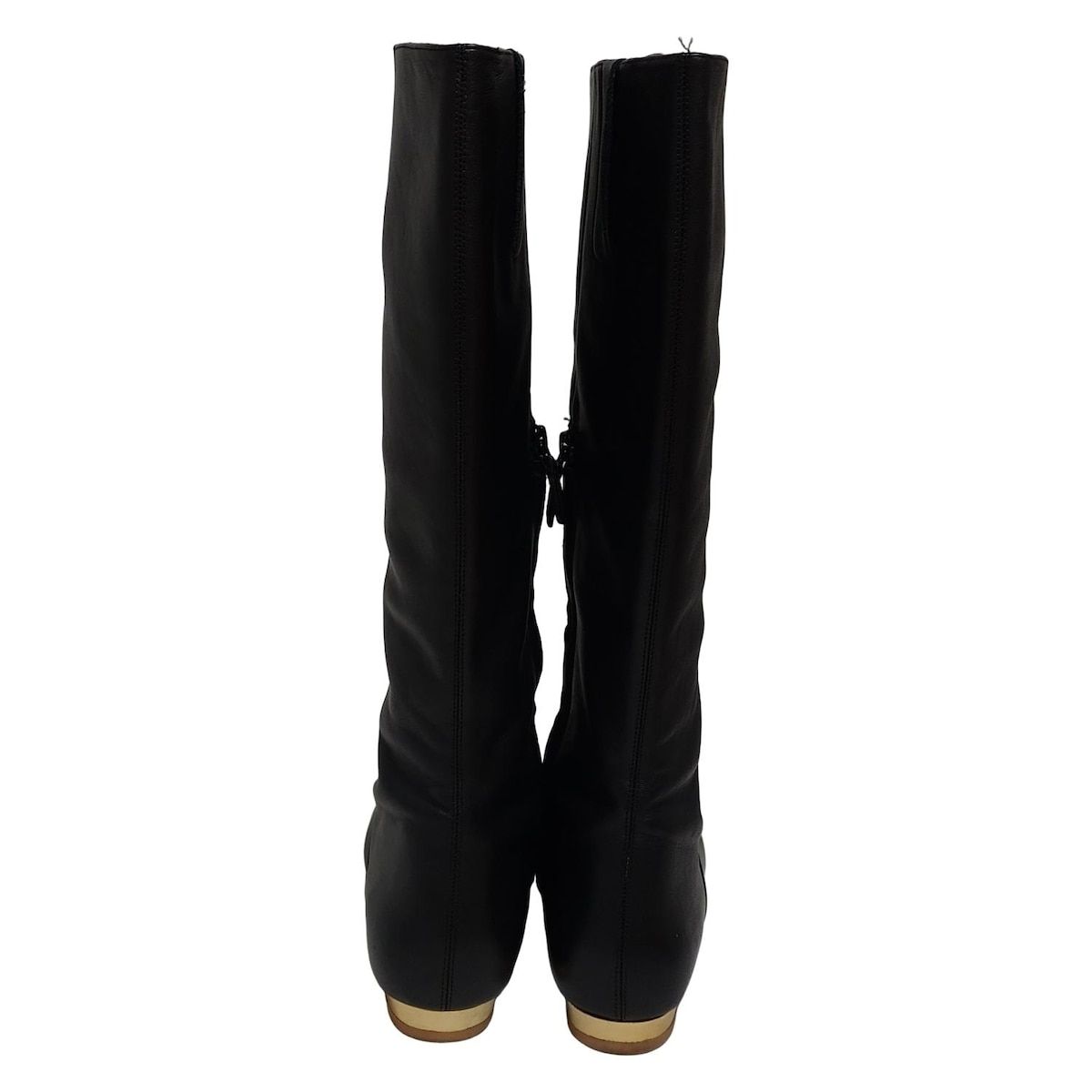 COLE HAAN(コールハーン) ロングブーツ 7 レディース - 黒 アウト