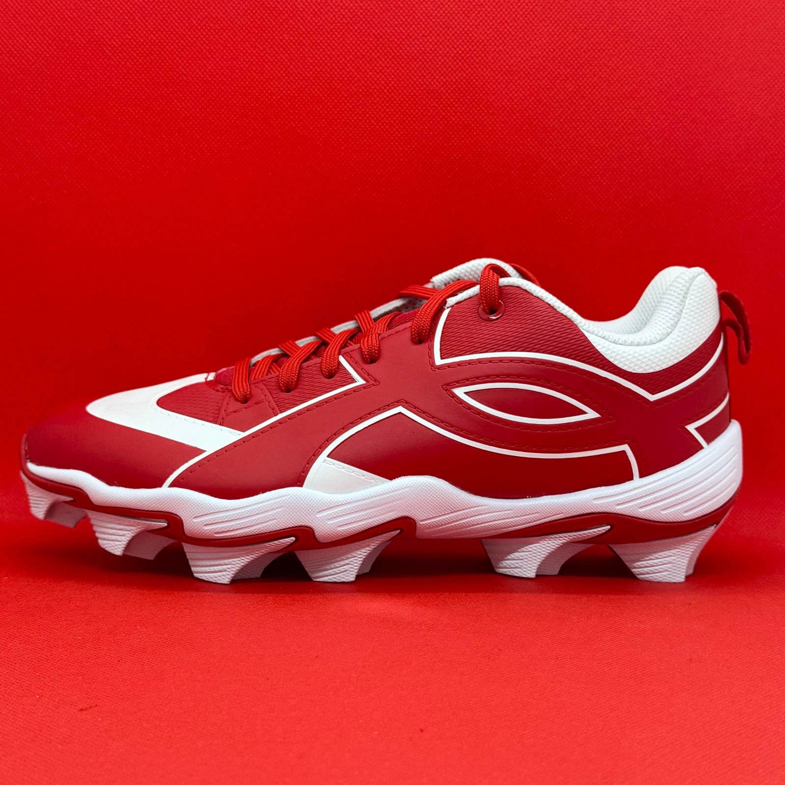 USアンダーアーマー 野球スパイク ポイントスパイク レッド