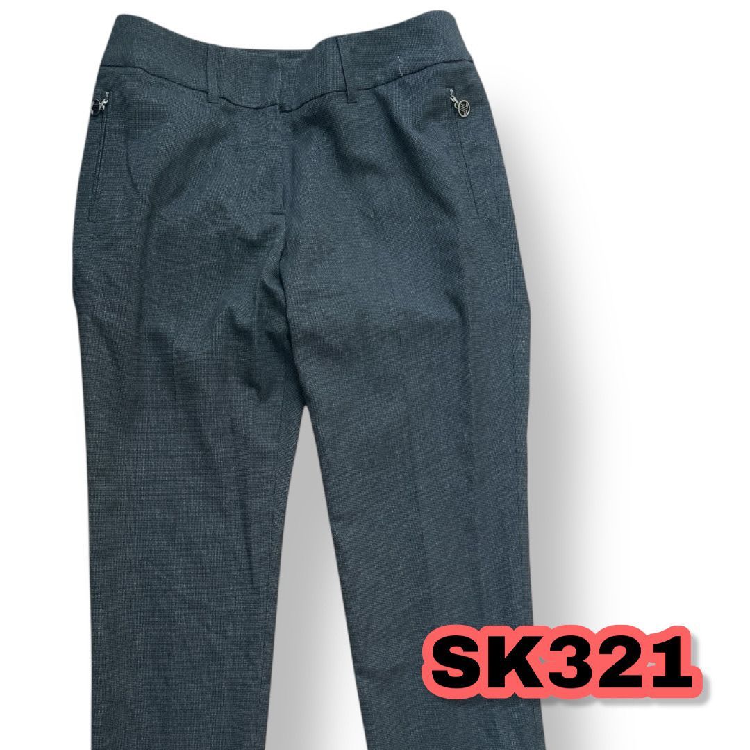 LANVIN ランバン テーパードパンツ チャコールグレー色 38サイズ レディースパンツ 管理SK321