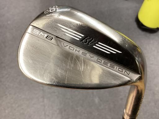 新作，品質保証 【中古】 タイトリスト VOKEY SPIN MILLED SM8 ブラッシュドスチール 56°/12°D ウェッジ WG 純正特注シャフト (フレックスX) メンズ 男性用 右利き 右用 Cランク ゴルフクラブ ウェッジ
