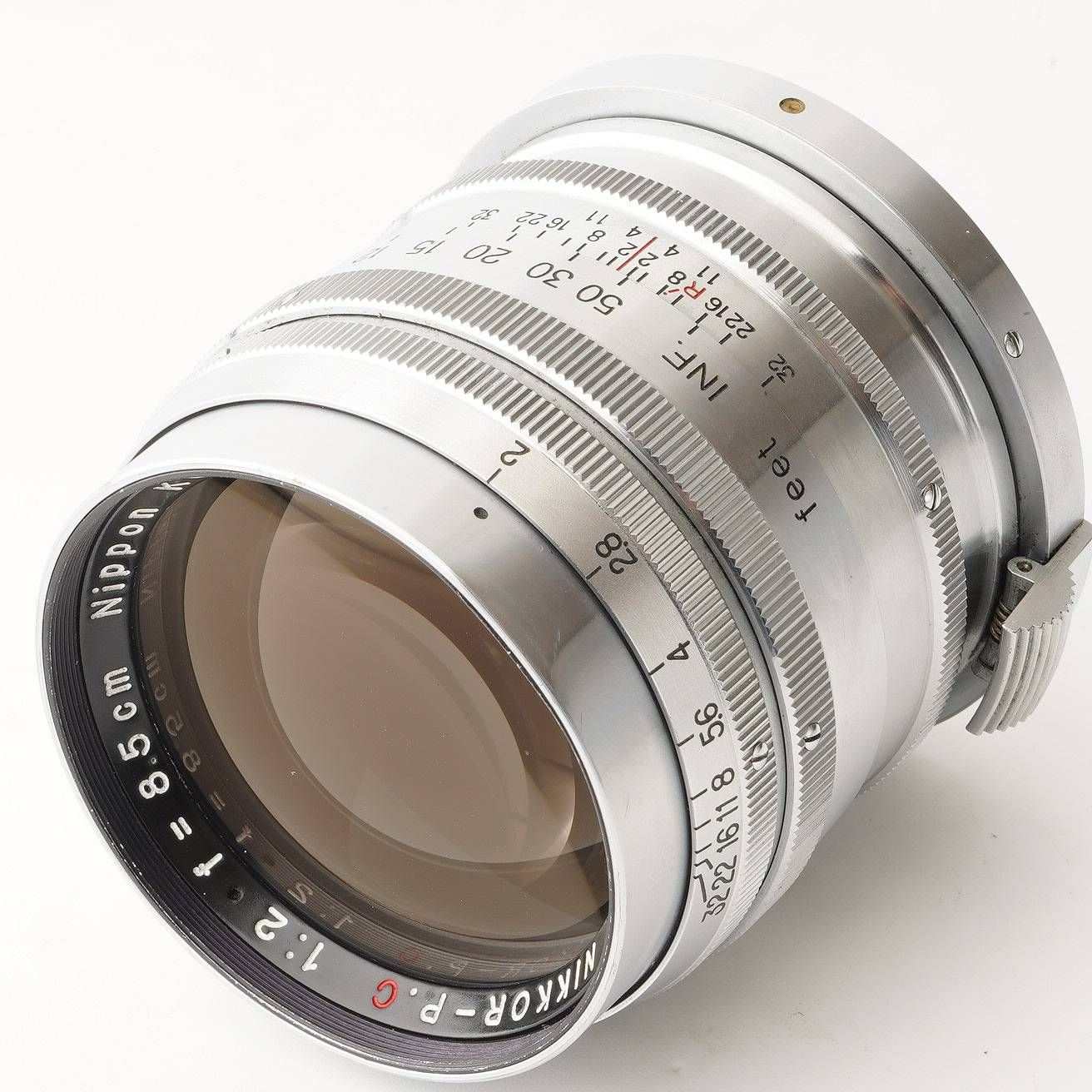 ニコン Nippon Kogaku NIKKOR-P.C 8.5cm F2 85mm Sマウント 【公式通販】