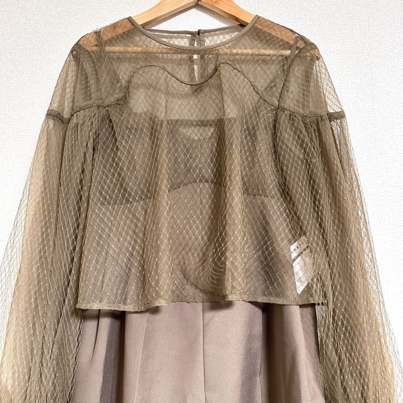 美品】NET TULLE TOP LAYERED ROMPERS