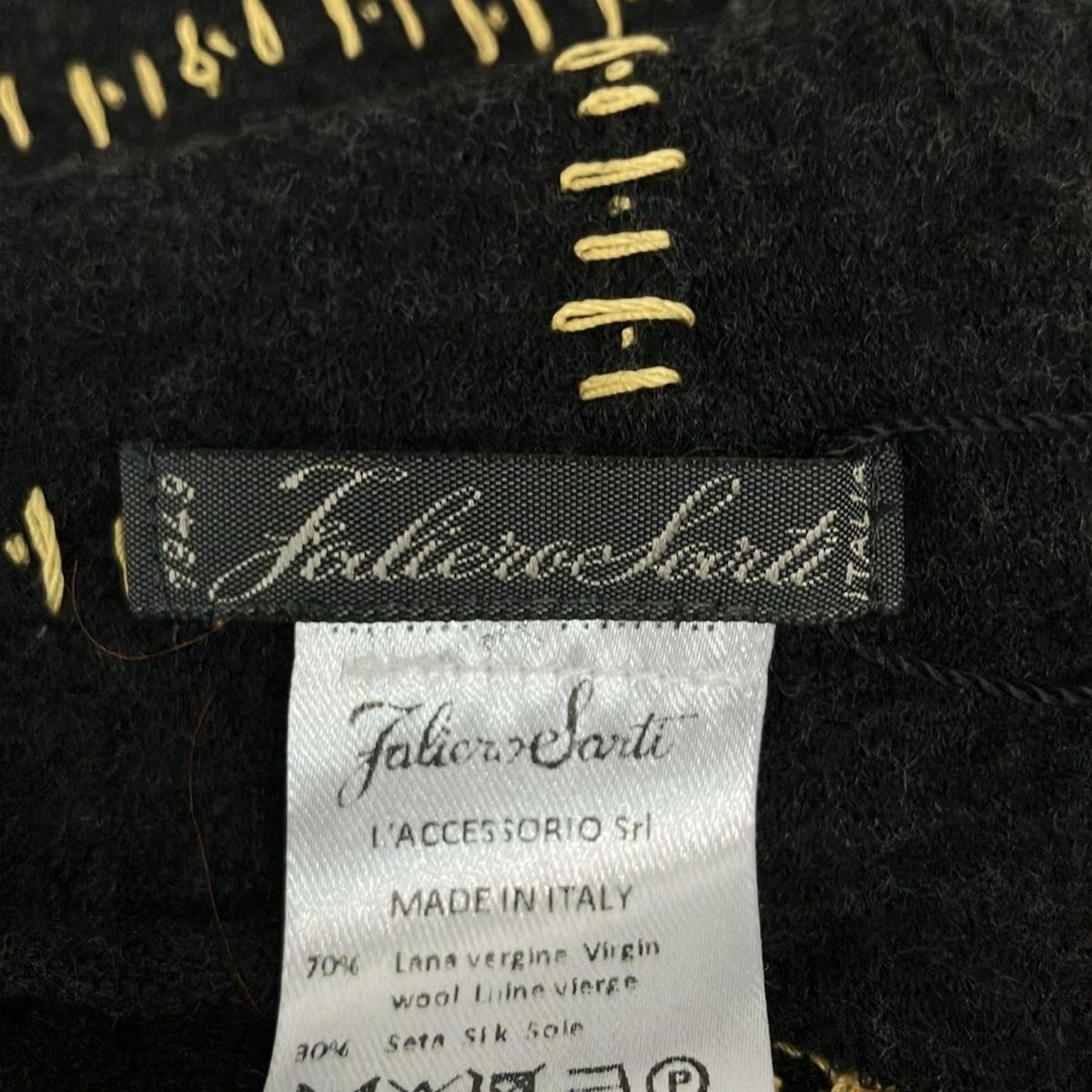 Falierosarti(ファリエロサルティ) ストール(ショール)美品 - 黒  