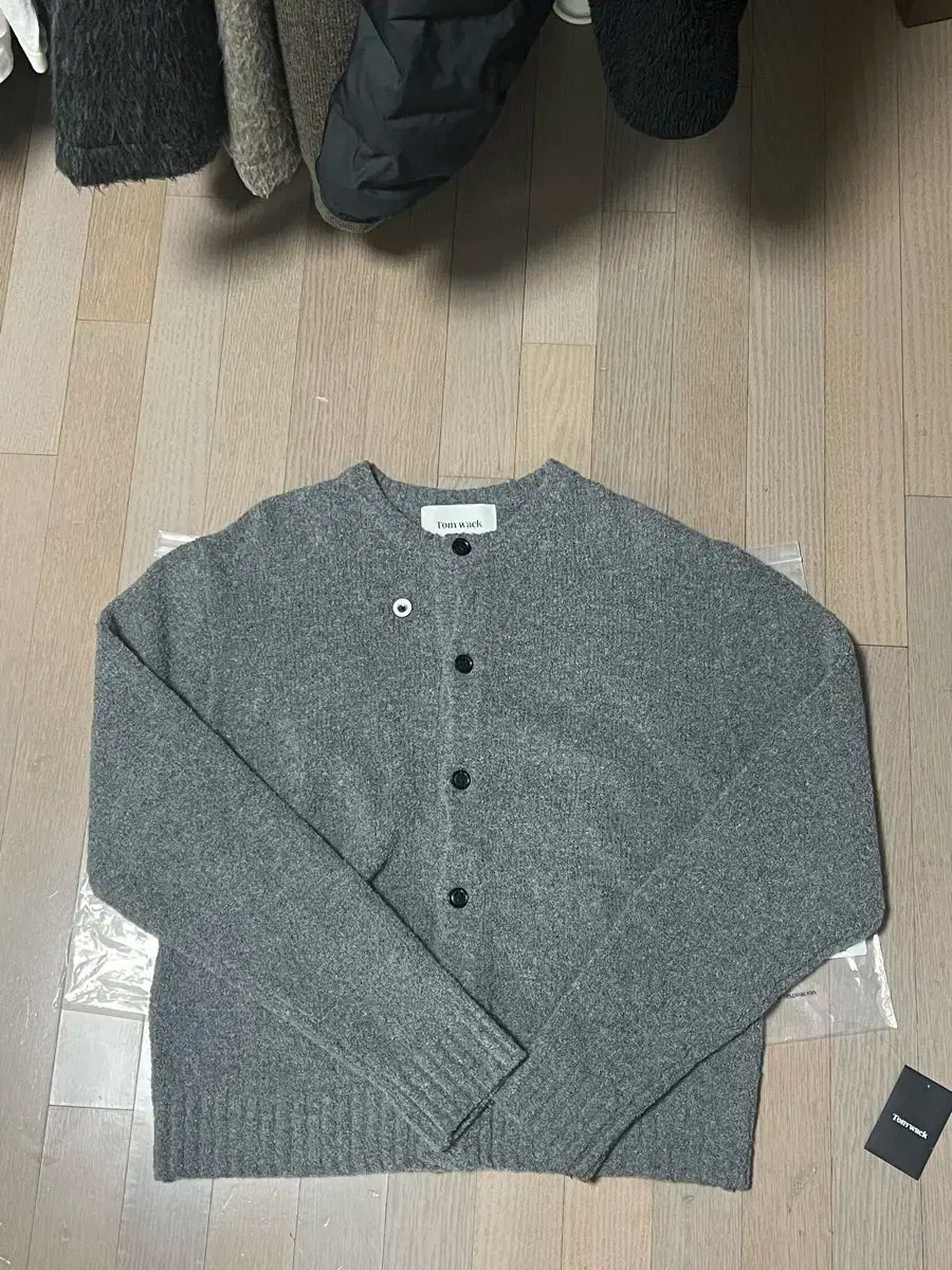 トニーウェック アルパカ パーカ メランジ グレー xl