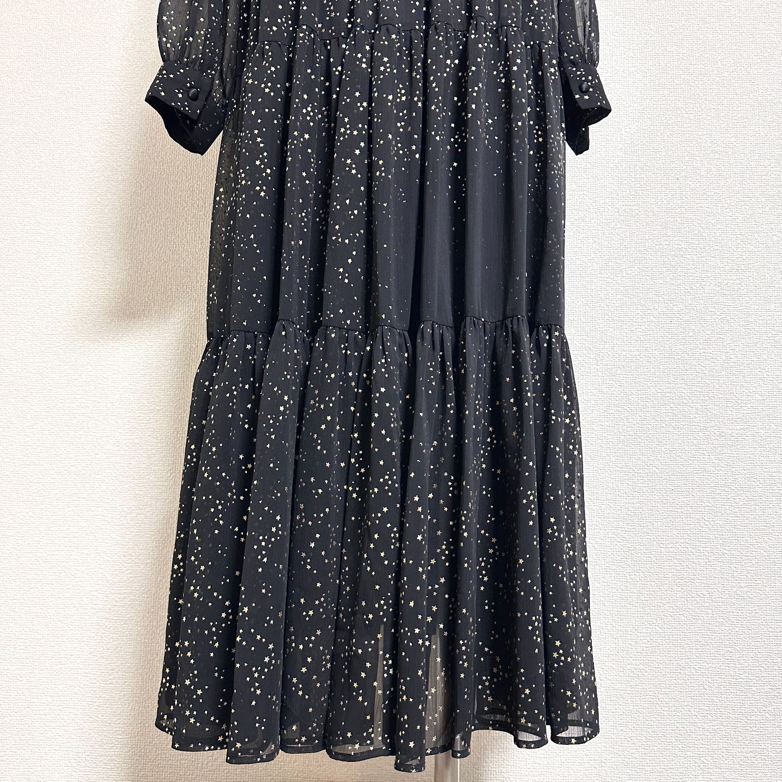 TWINKLE WIDENING DRESS 星柄ティアードドレス Ameri（アメリ）の「TWINKLE WIDENING DRESS（ワンピース）」 - WEAR