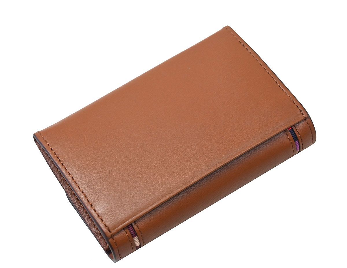 名刺入れ paulsmith レディース ポールスミス ポール スミス ストライプ カードケース SWインサイトD 羊革 牛革