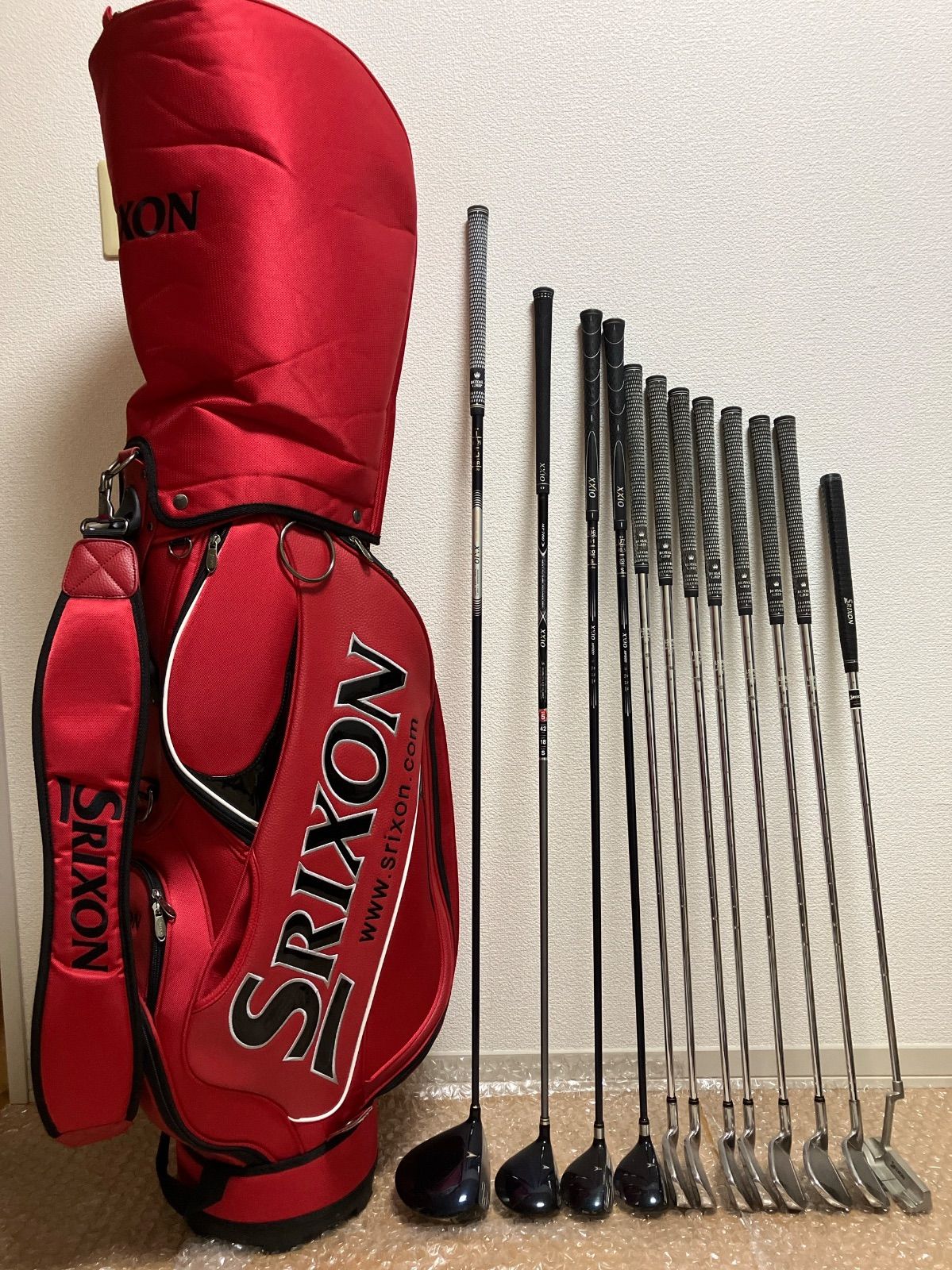 メンズ ゼクシオ ゴルフクラブセット キャディバッグ付