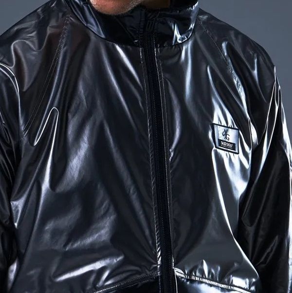 FOURTEEN ジャケット 黒 2way 長袖 半袖 M バックビッグロゴ FOURTEEN ジャケット 黒 2way 長袖 半袖 M バックビッグロゴ ナイロン