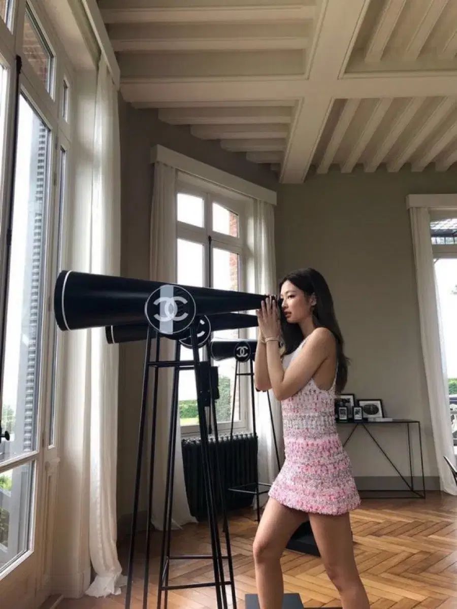 ジェニ CHANEL シャネル ツイード ONE PIECE ドレス