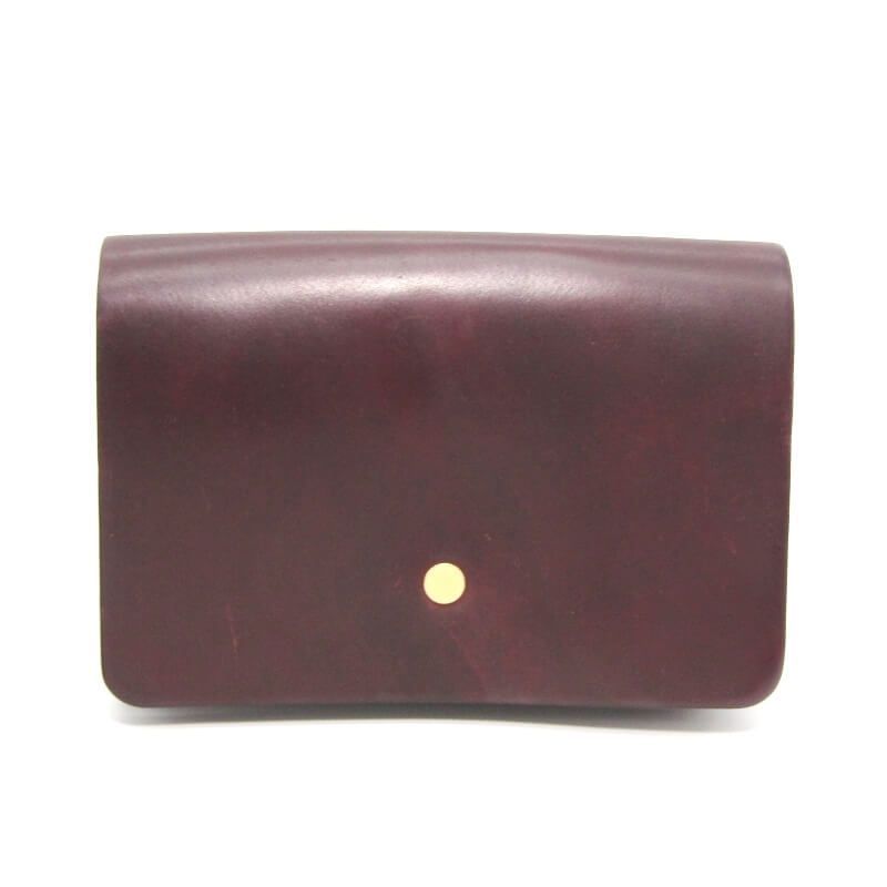 forme フォルメ ミニ財布 flp-21 コードバン Hand Wallet Cordovan ハンドウォレット バーガンディ 28010478
