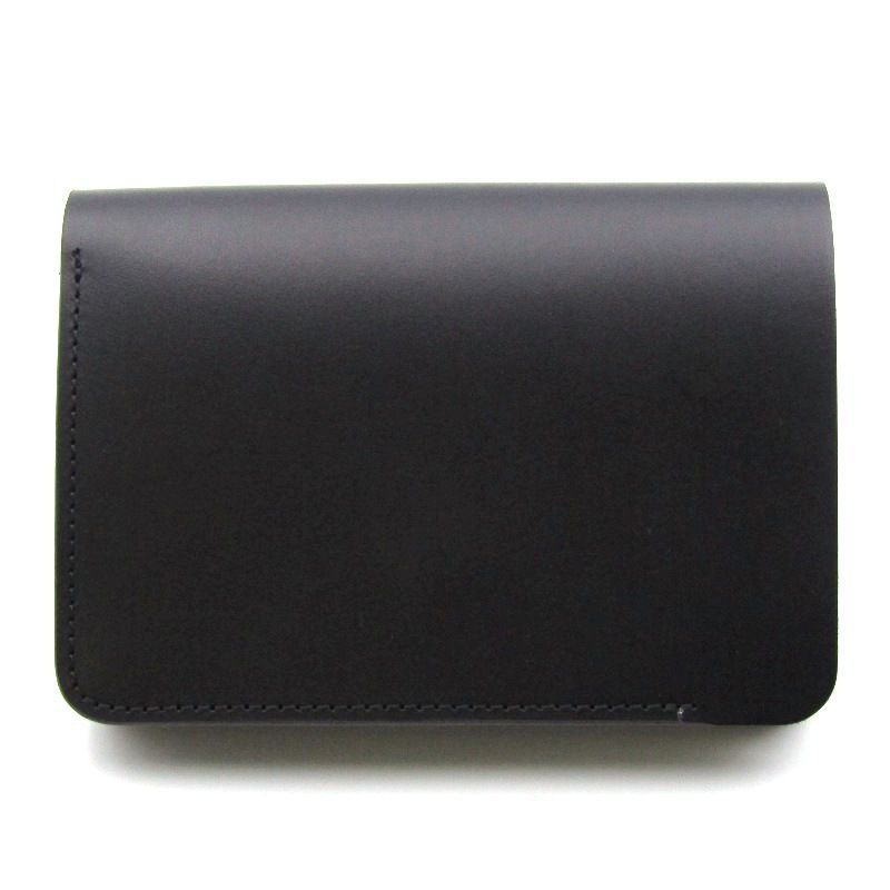 forme フォルメ ショートウォレット ILCEA×DOUBLE flp-26 イルチア社 ボックスカーフ 二つ折り ブラック ブラウン 24005446