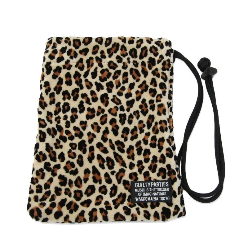 WACKOMARIA ワコマリア LEOPARD VELOR SHOULDER POUCH ポーチ ショルダーポーチ ベロア レオパード 61004080
