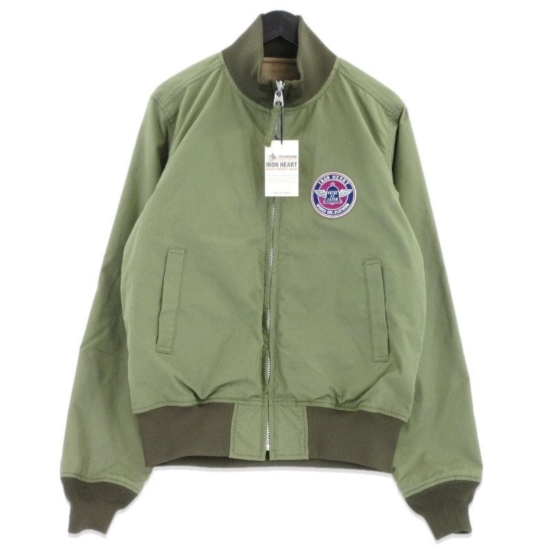 IRON HEART アイアンハート リバーシブルタンカースジャケット IHJ-130 ブルゾン 高密度タンク生地 カーキ オリーブ L 70017240