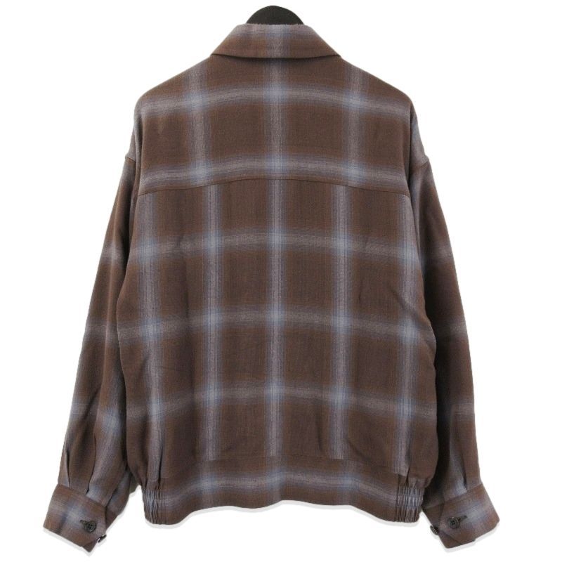 WACKO MARIA ワコマリア チェック50sジャケット 24SS-WMO-BL17 CHECK 50 S JACKET C TYPE-1 ブラウン M 71014079