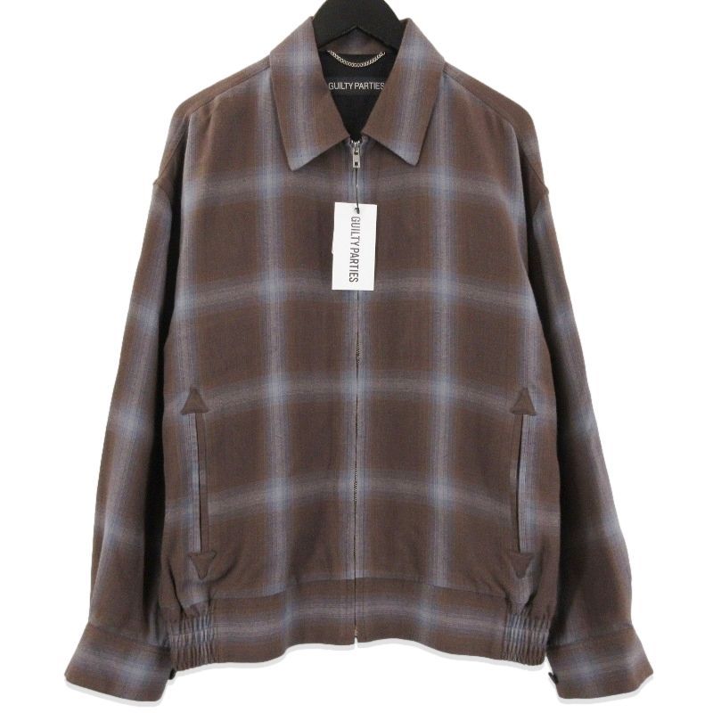 WACKO MARIA ワコマリア チェック50sジャケット 24SS-WMO-BL17 CHECK 50 S JACKET C TYPE-1 ブラウン M 71014079
