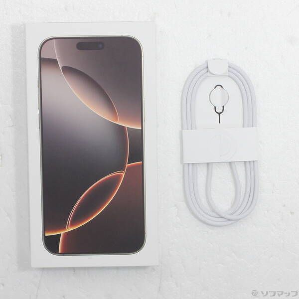 中古品〕 iPhone16 Pro Max 512GB デザートチタニウム MYWN3J／A SIM