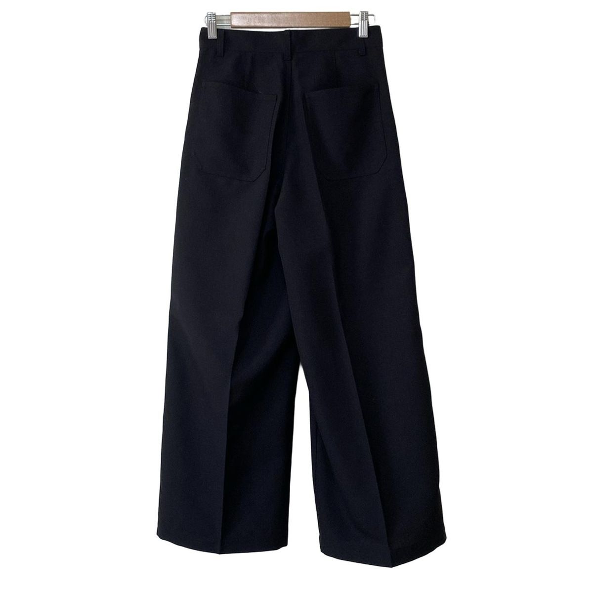 YLEVE イレーヴ パンツ サイズ1 S レディース - 黒 フルレングス