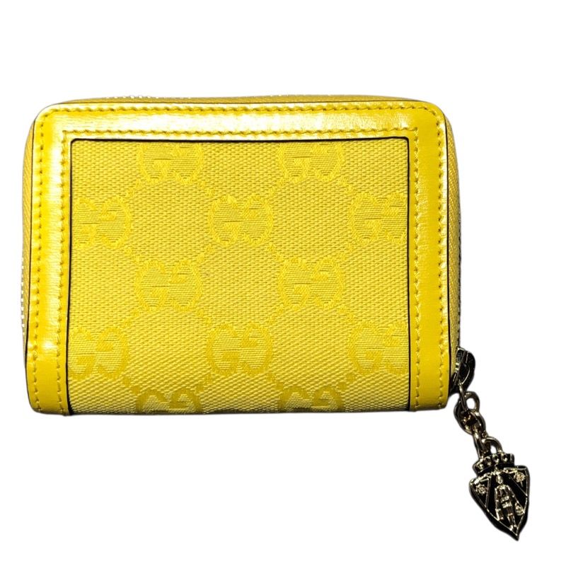 グッチ GUCCI GGキャンバス コインパース 790037 イエロー レディース コインケース
