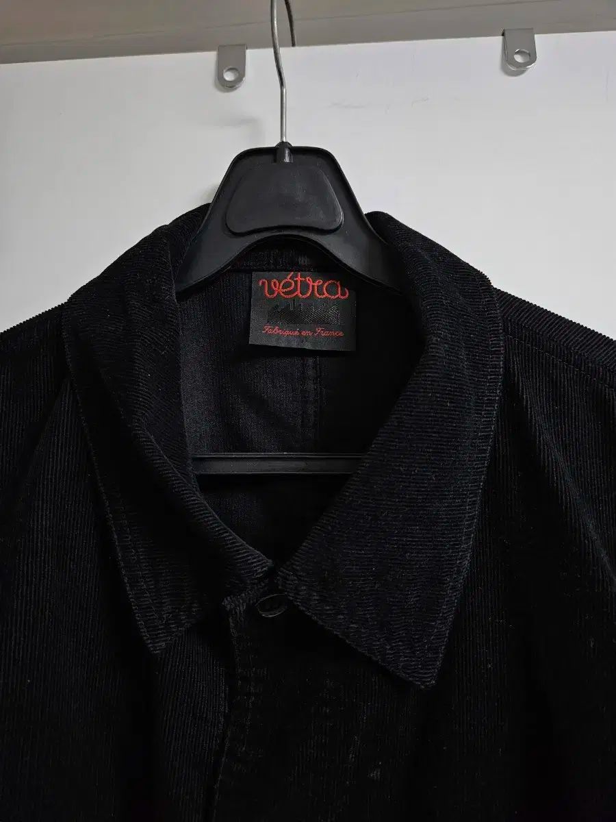 ベトラ ブラック コーデュロイ ウォーク ジャケット