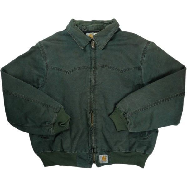 Size XL VINTAGE ヴィンテージ Carhartt カーハートSanta Fe Jacket Olive サンタフェジャケット オリーブ 品-良い 20829422