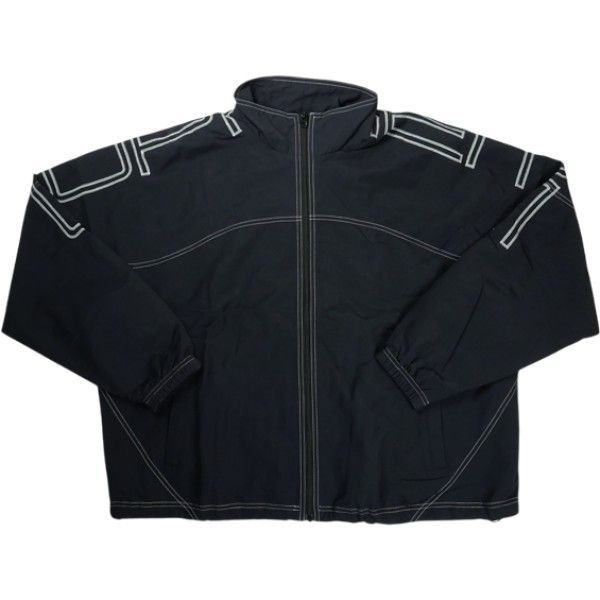 Size L SUPREME シュプリーム 25SS Spellout Embroidered Track Jacket Black トラックジャケット 黒 品-非常に良い 20829405 WWW_SMP1DAWEKUDUS_SCH_ID