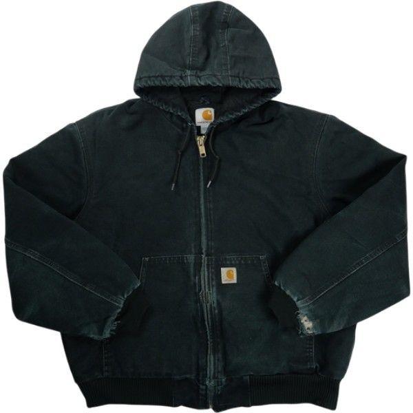 Size L VINTAGE ヴィンテージ Carhartt カーハート Active Jacket Feded Black アクティブジャケット 黒 品-良い 20829424