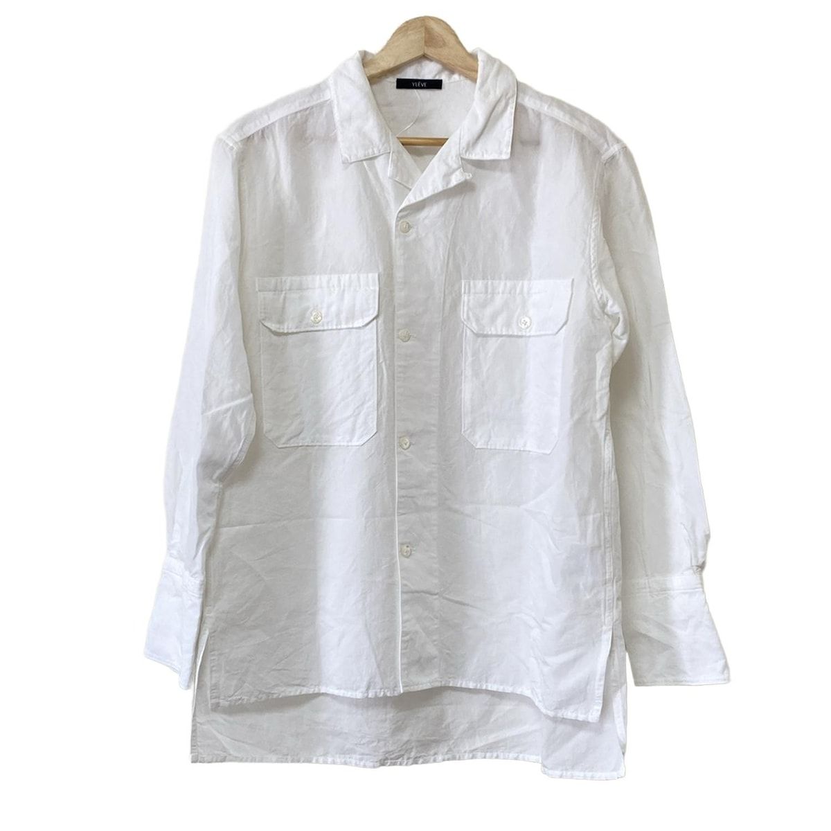 YLEVE イレーヴ 長袖シャツブラウス サイズ0 XS レディース - 白