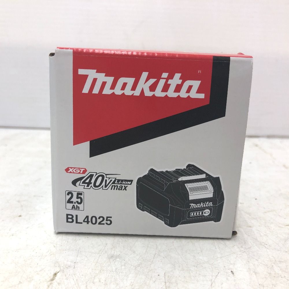 makita マキタ 40Vmax 2.5Ah Li-ionバッテリ 残量表示付 雪マーク付 化粧箱入 BL4025 A-69923