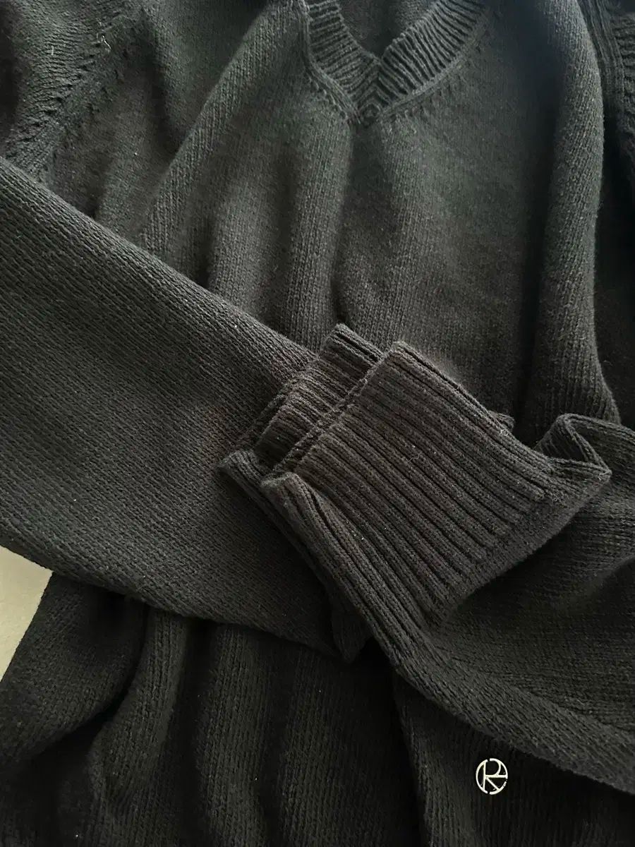 オアストア ブラック ニット ore store Vネック ニット