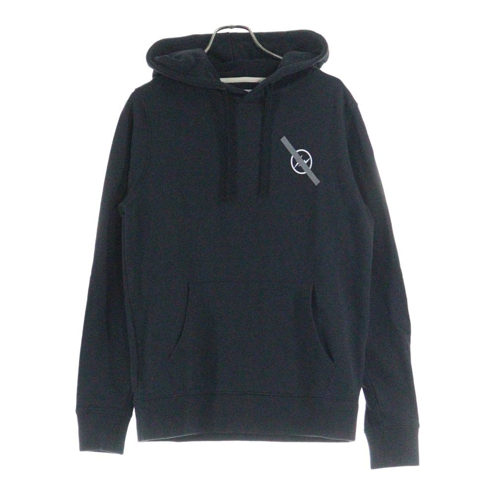 FRAGMENT DESIGN (フラグメントデザイン) ×Saturdays NYC サタデーズニューヨークシティ フロントロゴ プルオーバー スウェット パーカー ブラック BBM-0891-A