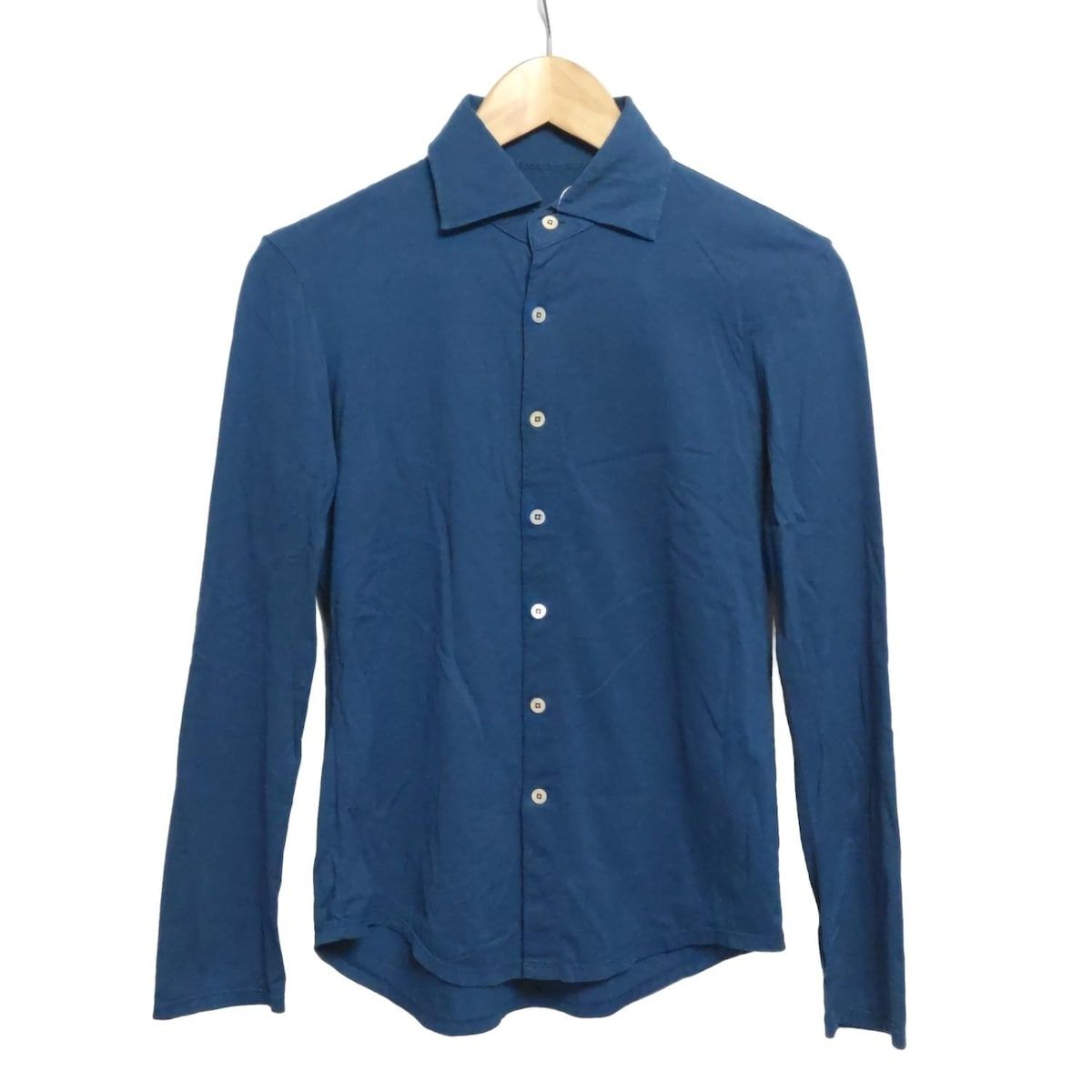 45R フォーティーファイブ アール 長袖シャツブラウス サイズ2 M レディース - ネイビー