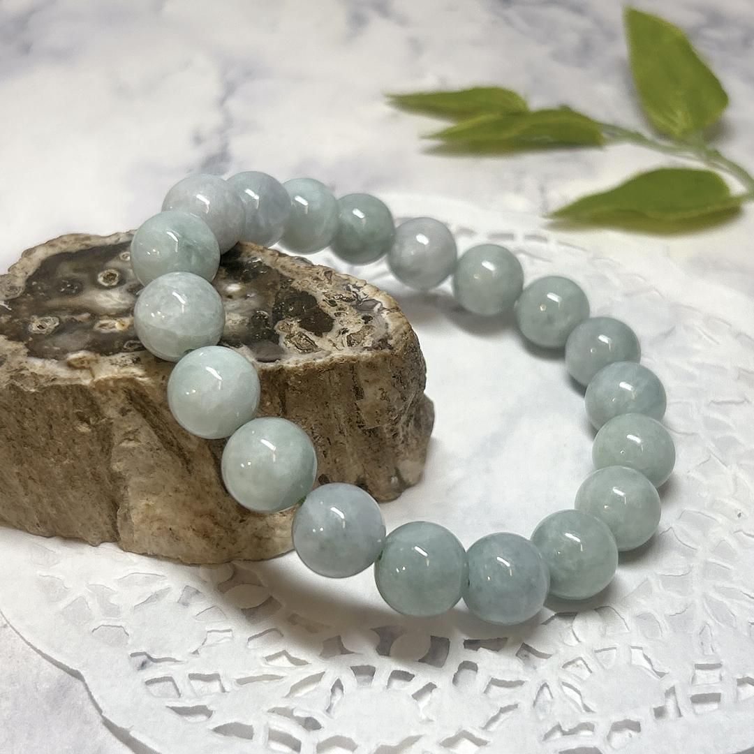 E16379 翡翠 10㎜ ブレスレット ヒスイ ジェード ジェダイド jade bracelet 天然石