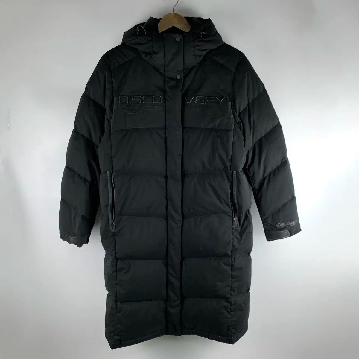 DISCOVERY ウィカム グースダウン ブラック ロング丈ダウンジャケット 95 251107