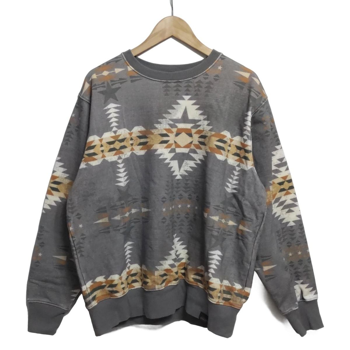 PENDLETON ペンドルトン トレーナー サイズ3 L メンズ - グレー×白×マルチ 長袖