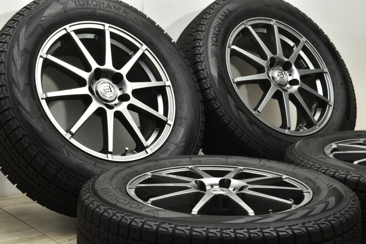 バリ溝 アフロディーテ 17 in 7 J 48 PCD 114 3 ヨコハマ アイスガード G 075 225 65 R エクストレイル CX 5 8 スタッドレス
