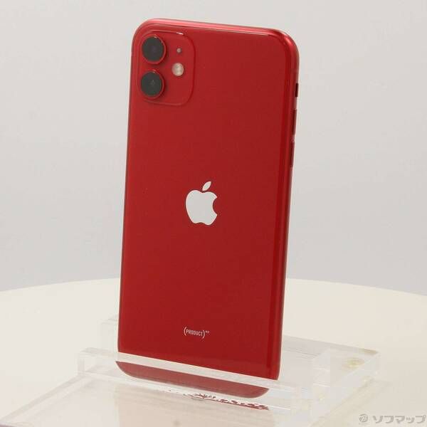 〔 品〕 iPhone 11 64 GB プロダクトレッド MHDD 3 J A SIMフリー 198