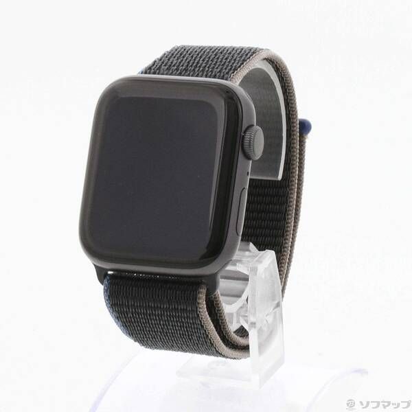 〔 品〕 Apple Watch Series 6 GPS 44mm スペースグレイアルミニウムケース チャコールスポーツループ 262