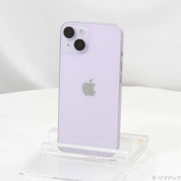 〔 品〕 iPhone14 128GB パープル MPUY3J A SIMフリー 198