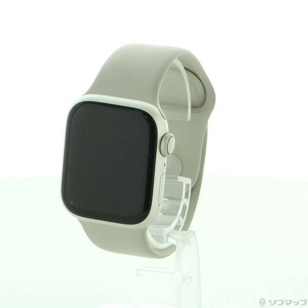 〔 品〕 Apple Watch Series 8 GPS Cellular 41mm スターライトアルミニウムケース スターライトスポーツバンド 262