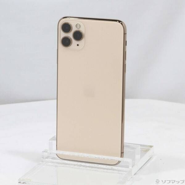 〔 品〕 iPhone 11 Pro Max 256 GB ゴールド MWHL 2 J A SoftBank 344