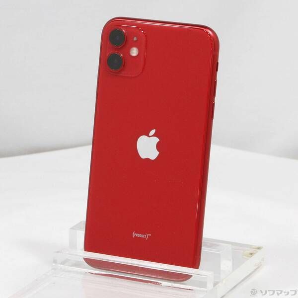 〔 品〕 iPhone 11 256 GB プロダクトレッド MWM 92 J A SIMフリー 198