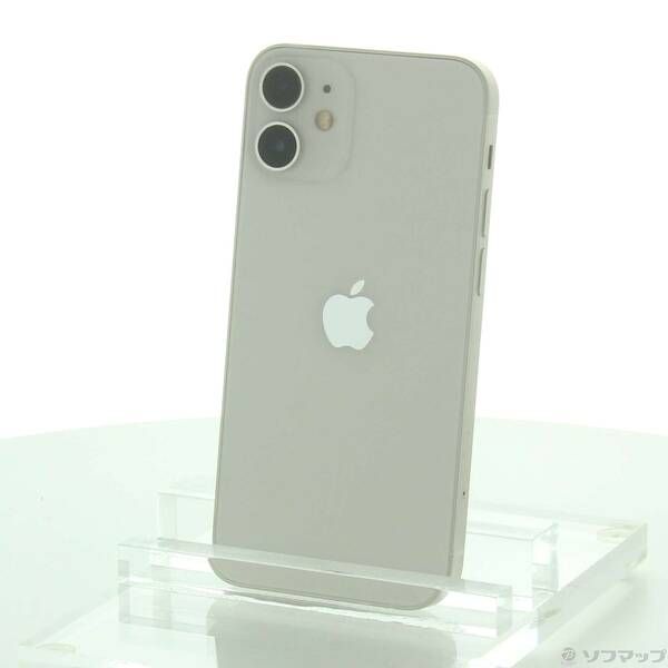 〔 品〕 iPhone12 mini 64GB ホワイト MGA63J A SIMフリー 344